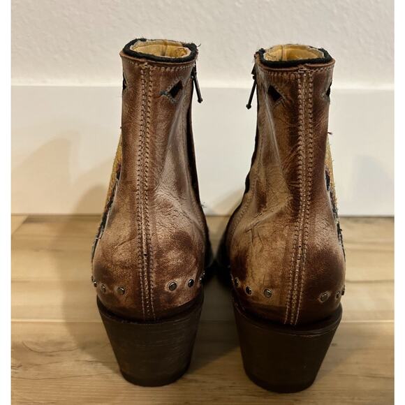 Old Gringo Mabell 6” Embroidered Sued Boot Women’s Sz 6.5 Native American Chief - Picture 4 of 15